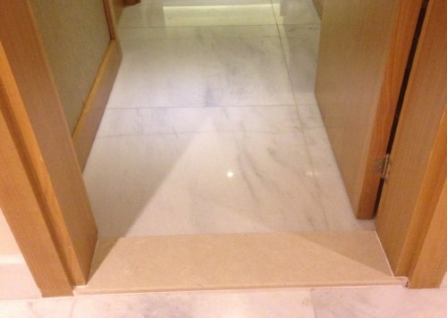 kemalpasa white marble flooring